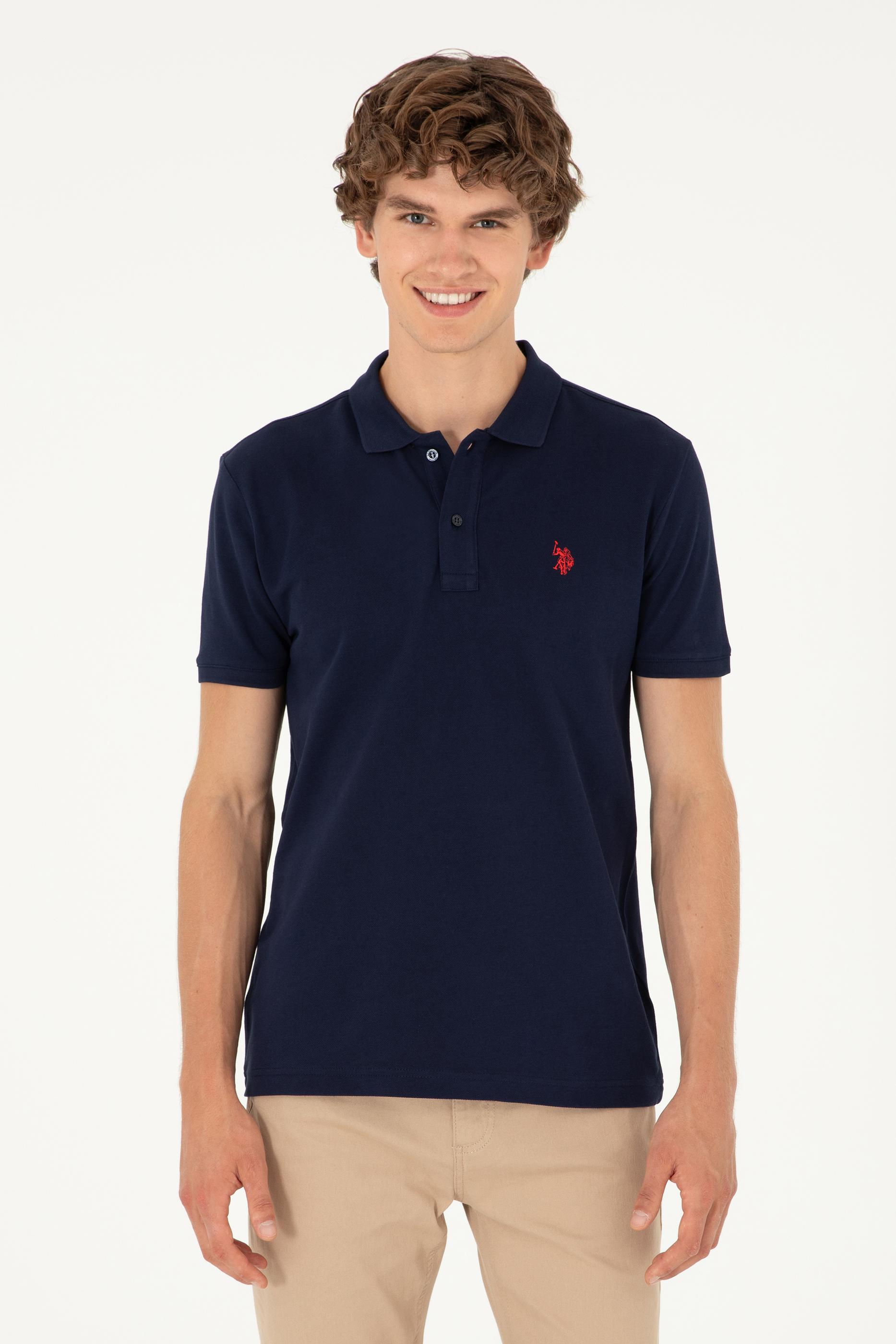 Erkek Lacivert Basic Tişört