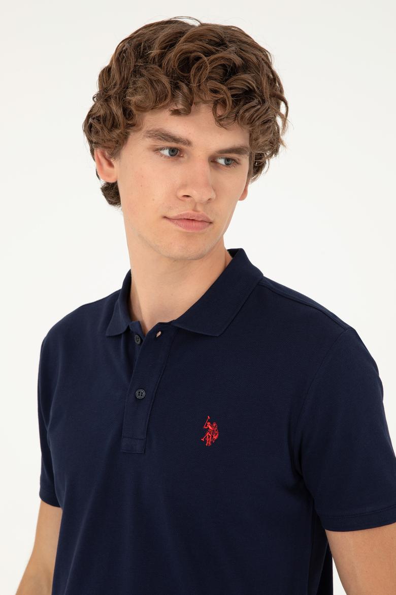 Erkek Lacivert Basic Tişört - 50294223057