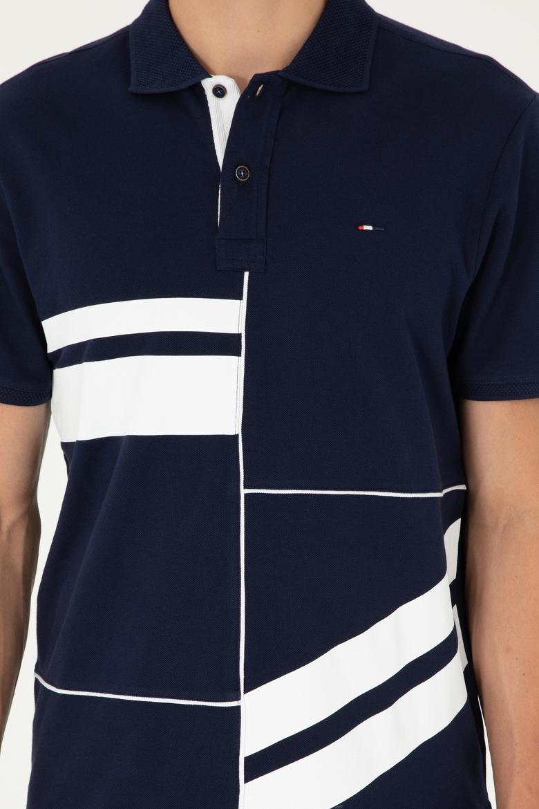 Erkek Lacivert Tişört - 50281525031