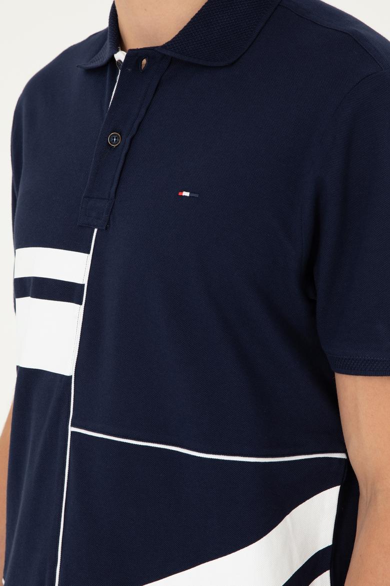 Erkek Lacivert Tişört - 50281525031