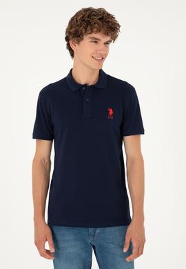 Erkek Lacivert Basic Tişört - 50284633046