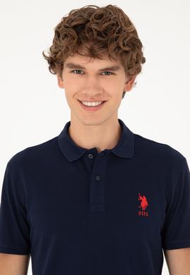 Erkek Lacivert Basic Tişört - 50284633046