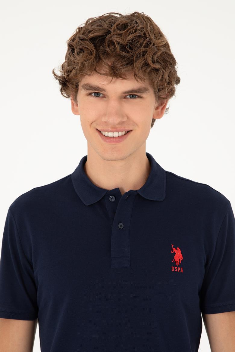 Erkek Lacivert Basic Tişört - 50284633046