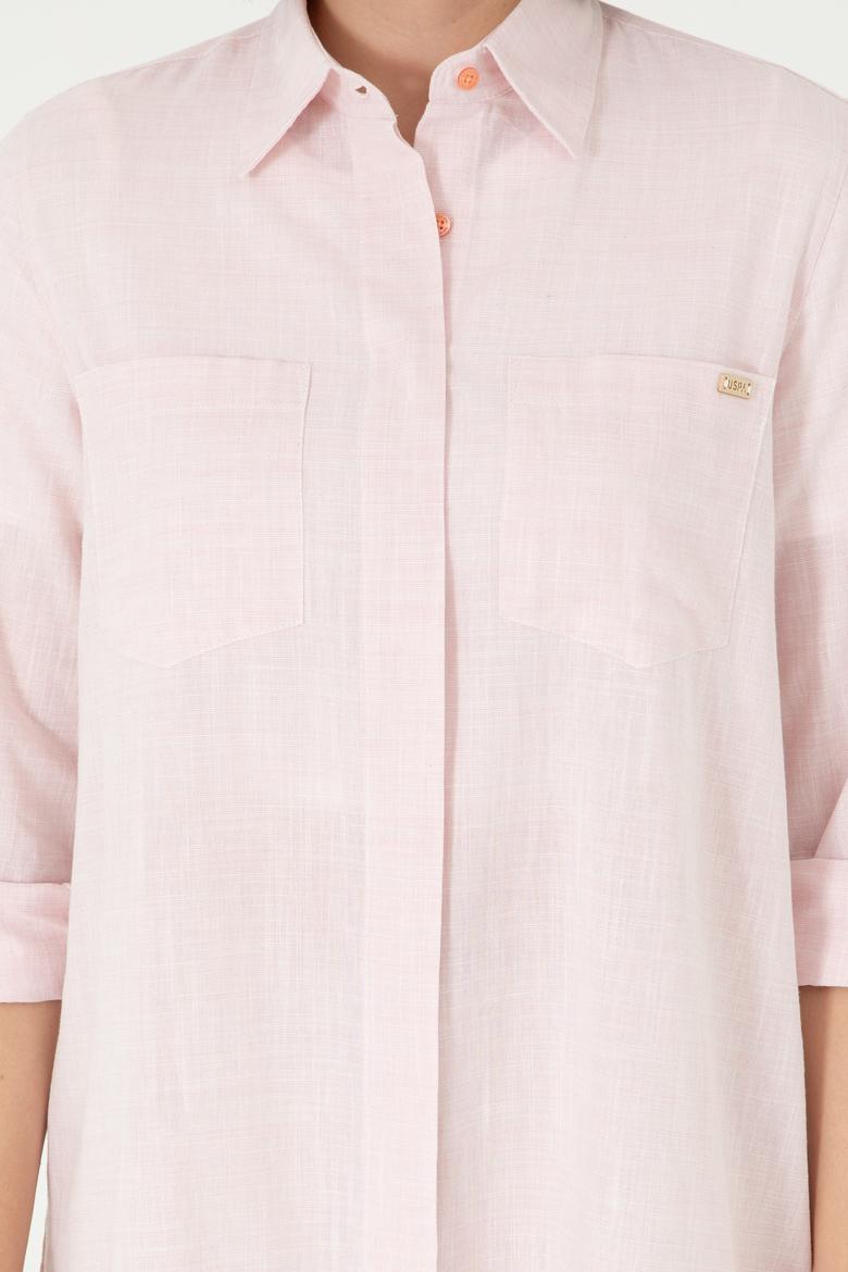 Kadın Pudra Uzun Kollu Gömlek - 50289198003