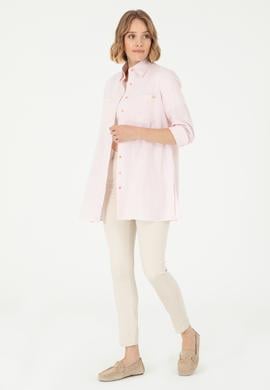 Kadın Pudra Uzun Kollu Gömlek - 50289198003