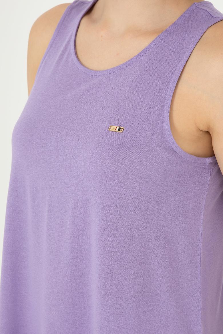 Kadın Lila Tişört - 50286052023