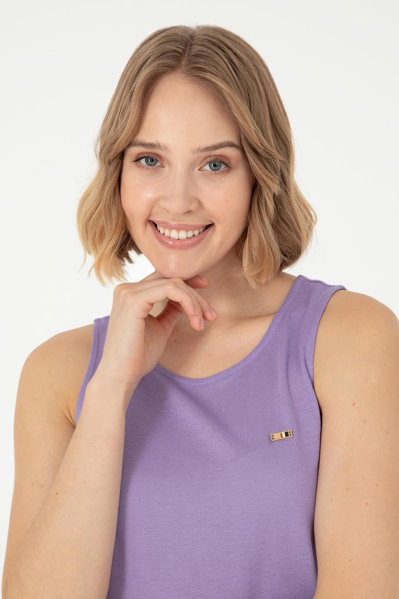 Kadın Lila Tişört - 50286052023