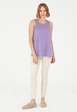 Kadın Lila Tişört - 50286052023