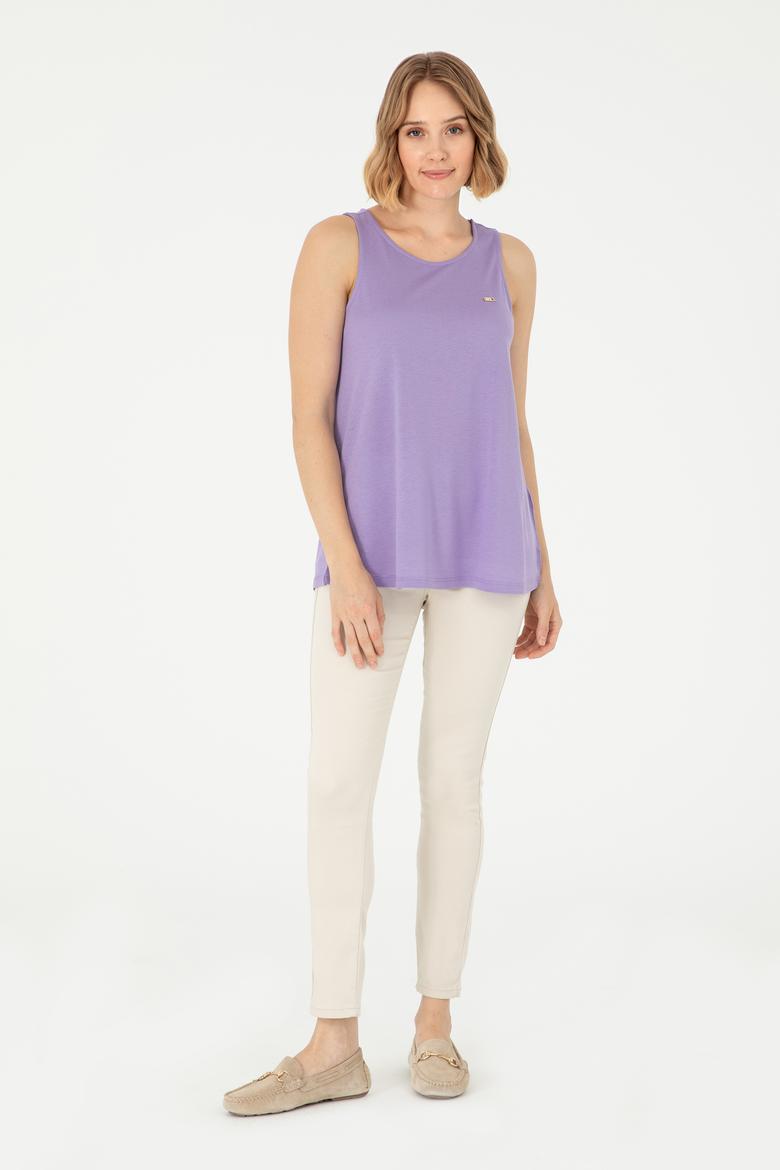 Kadın Lila Tişört - 50286052023