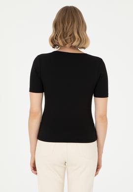 Kadın Siyah Tişört - 50294782017
