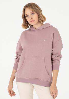 Kadın Menekşe Kapüşonlu Sweatshirt - 50297075020