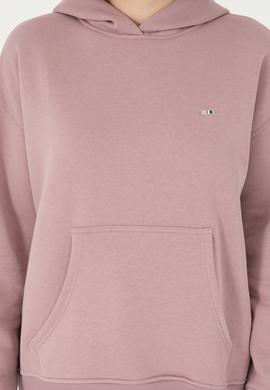 Kadın Menekşe Kapüşonlu Sweatshirt - 50297075020