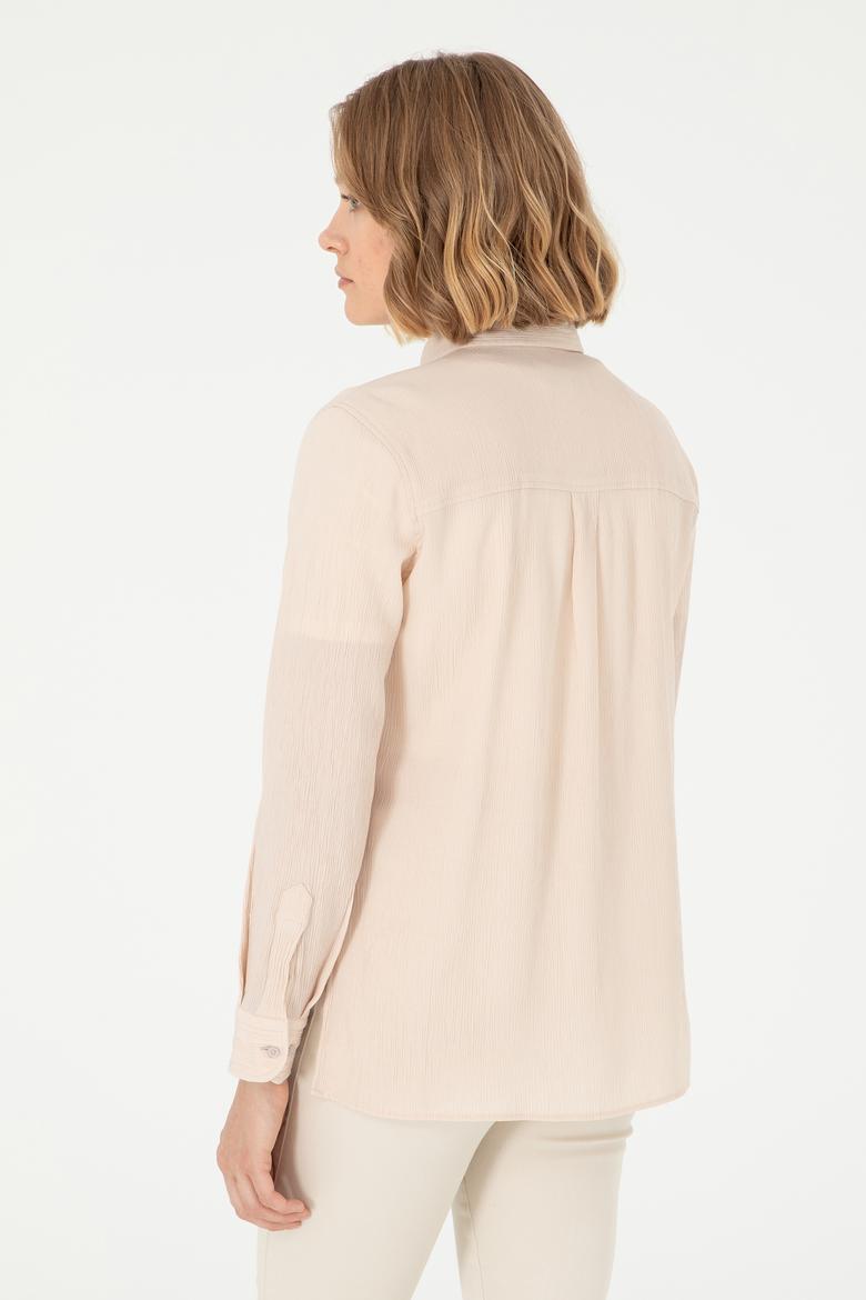 Kadın Taş Uzun Kollu Gömlek - 50297121022
