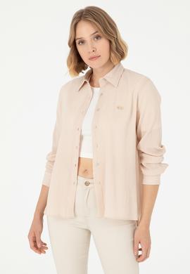 Kadın Taş Uzun Kollu Gömlek - 50297121022