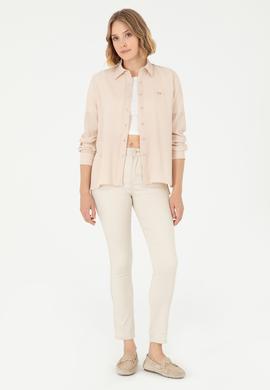 Kadın Taş Uzun Kollu Gömlek - 50297121022