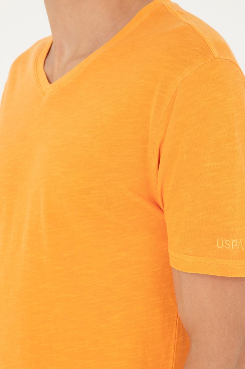 Erkek Turuncu Basic Tişört