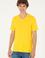Erkek Sarı Basic Tişört