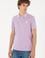 Erkek Lila Basic Tişört