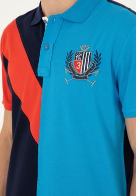 Erkek Regular Fit Polo Yaka Lacivert Tişört - 50281559004