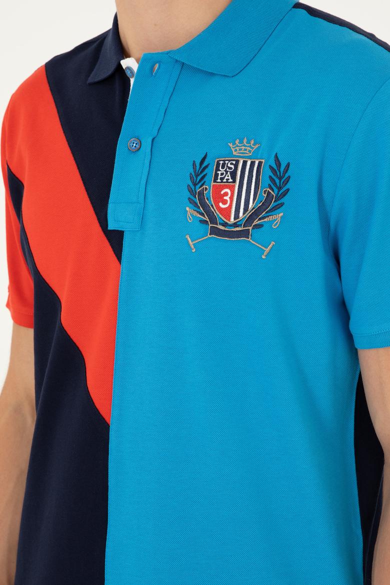 Erkek Regular Fit Polo Yaka Lacivert Tişört - 50281559004