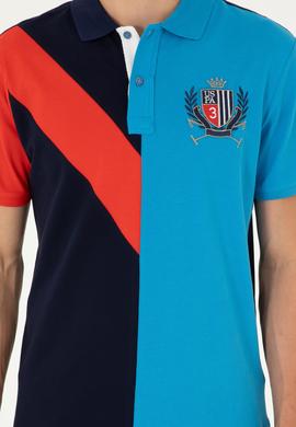 Erkek Regular Fit Polo Yaka Lacivert Tişört - 50281559004