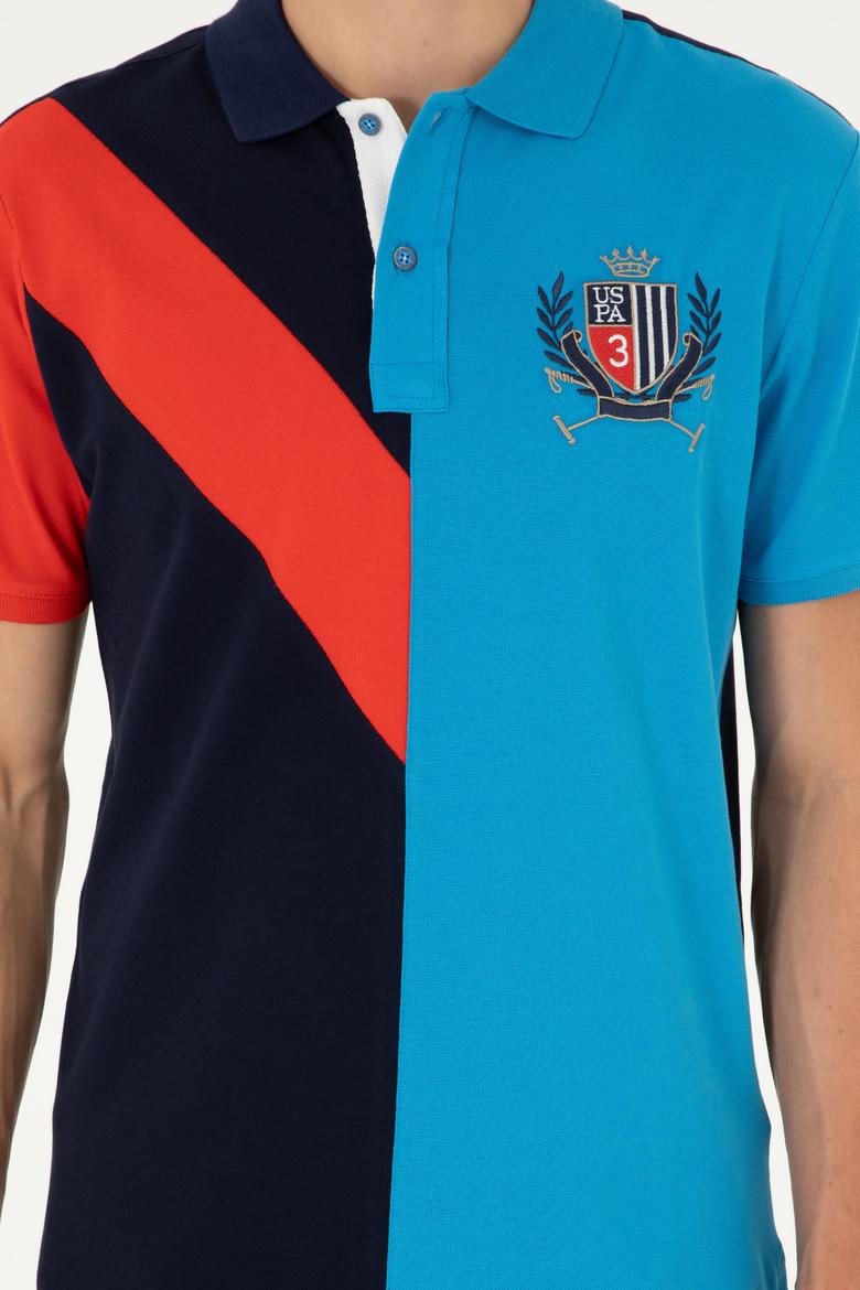 Erkek Regular Fit Polo Yaka Lacivert Tişört - 50281559004