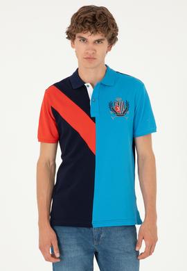 Erkek Regular Fit Polo Yaka Lacivert Tişört - 50281559004