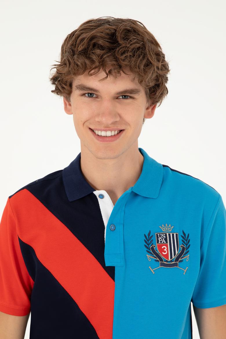 Erkek Regular Fit Polo Yaka Lacivert Tişört - 50281559004