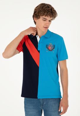 Erkek Regular Fit Polo Yaka Lacivert Tişört - 50281559004