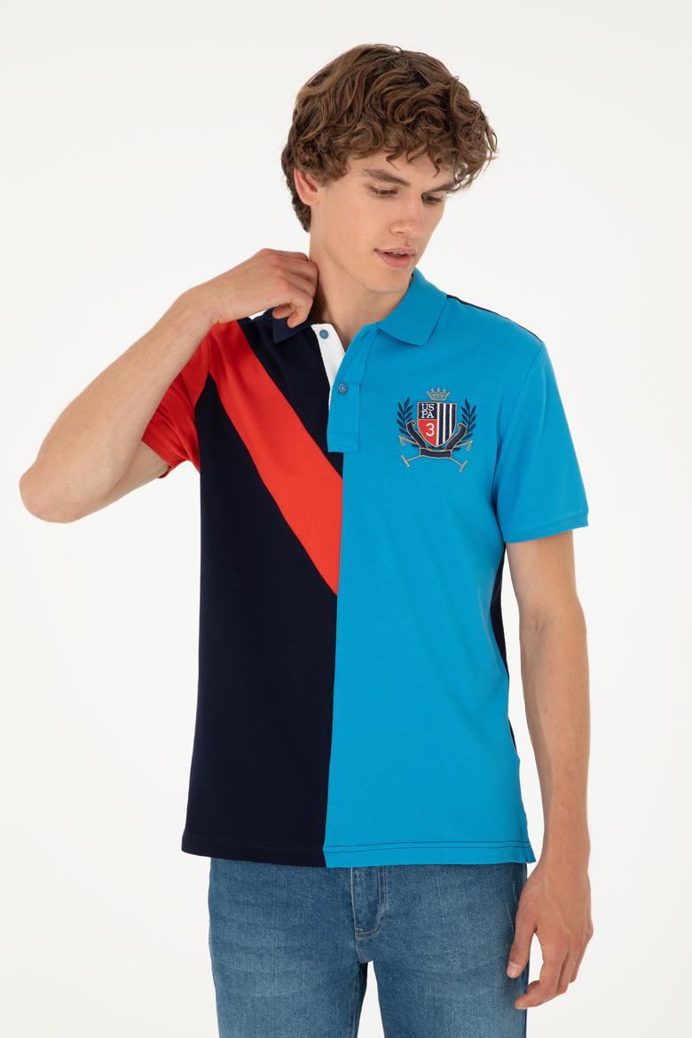Erkek Regular Fit Polo Yaka Lacivert Tişört - 50281559004