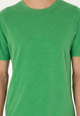 Erkek Yeşil Basic Tişört - 50279578110