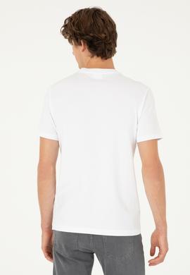 Erkek Beyaz Tişört - 50297394009