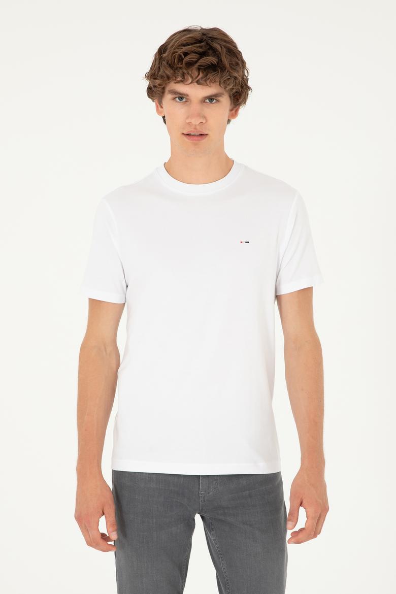Erkek Beyaz Tişört