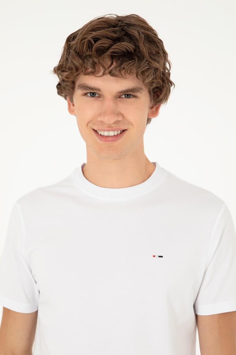 Erkek Beyaz Tişört