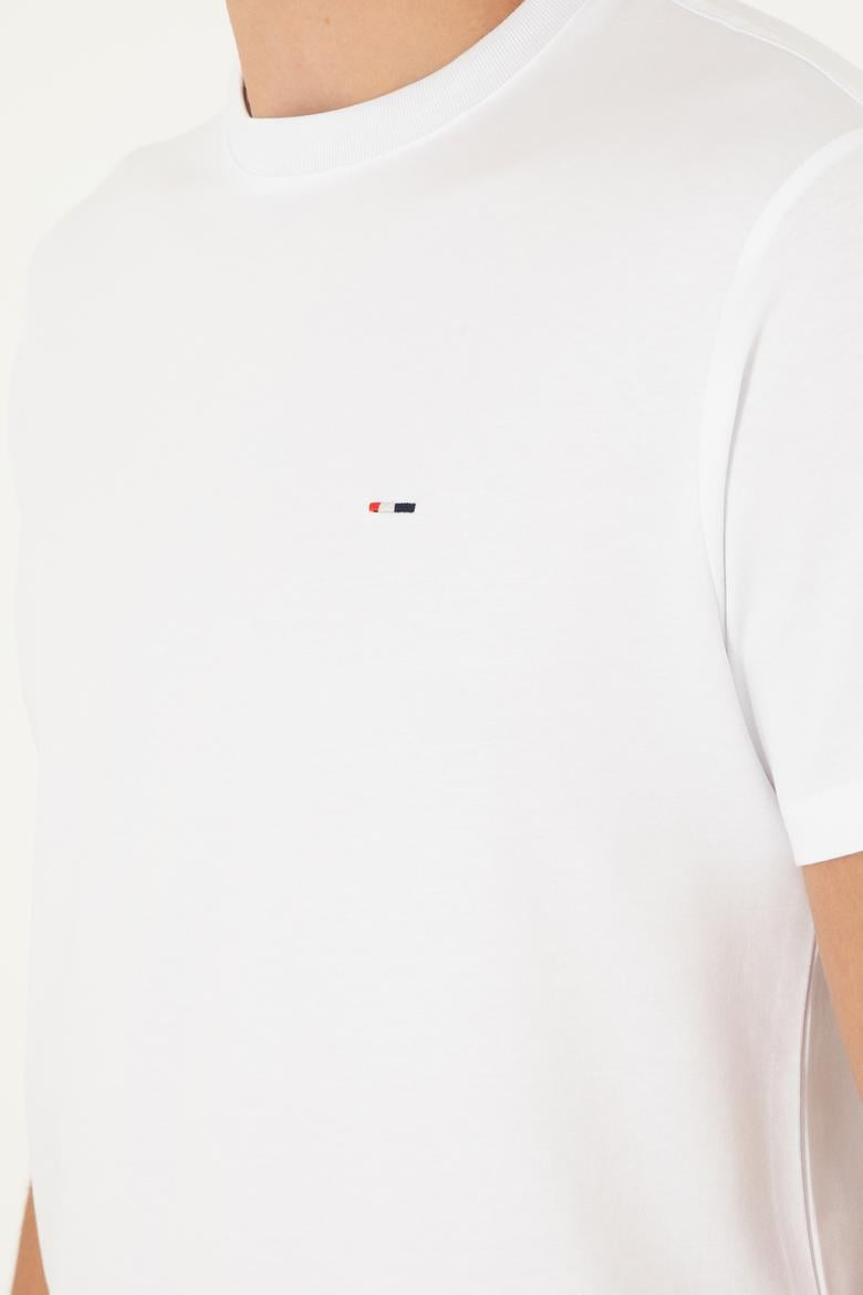 Erkek Beyaz Tişört - 50297394009