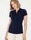 Kadın Lacivert Basic Polo Yaka Tişört