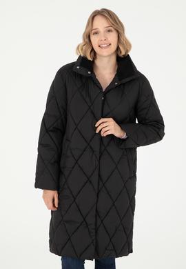 Kadın Siyah Kaban - 50289582007