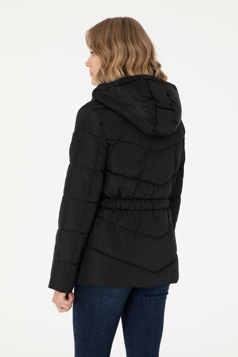 Kadın Siyah Mont - 50289581012