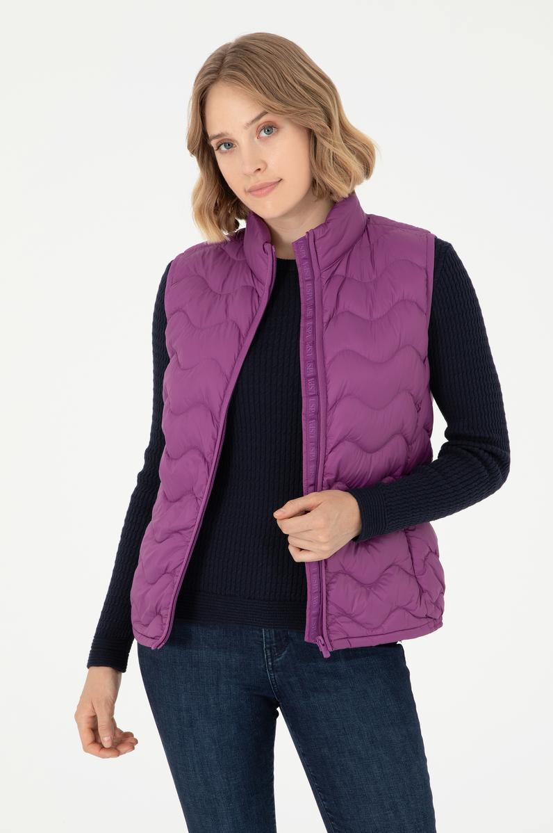 Kadın Menekşe Yelek