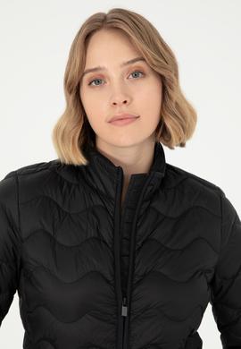 Kadın Siyah Mont - 50289553058