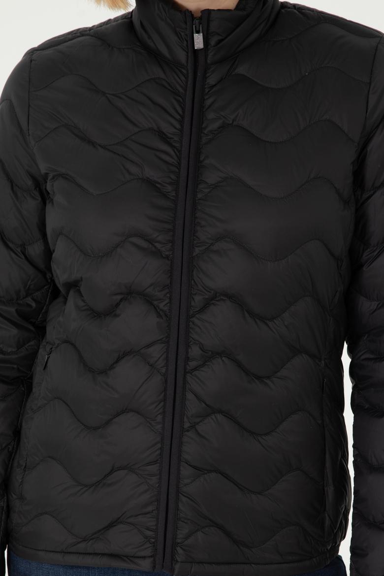 Kadın Siyah Mont - 50289553058