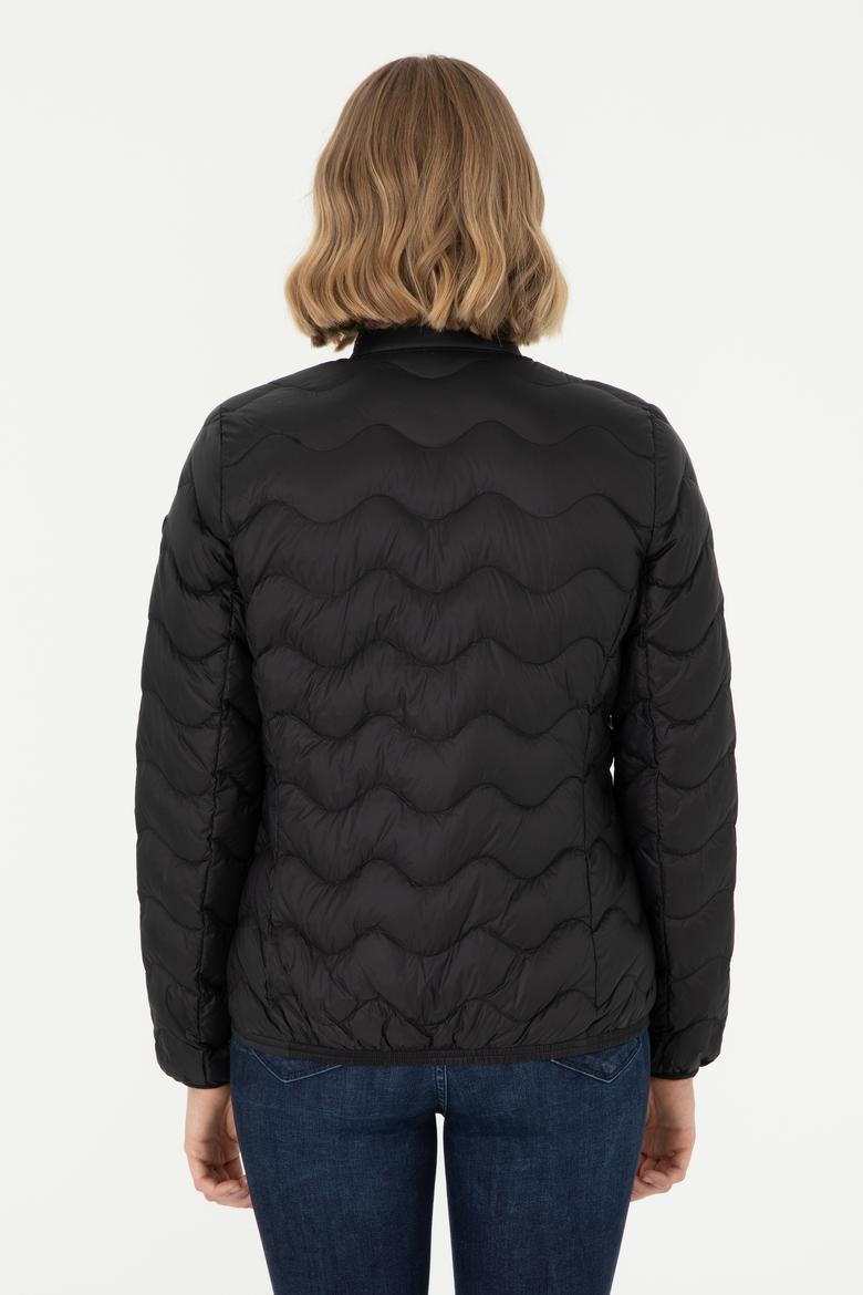 Kadın Siyah Mont - 50289553058