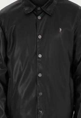 Erkek Siyah Deri Ceket - 50297252005