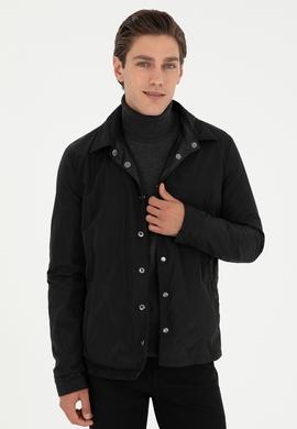 Erkek Siyah Deri Ceket - 50297252005