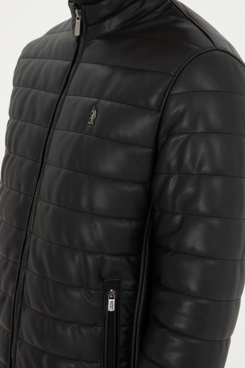 Erkek Siyah Deri Ceket - 50297251007