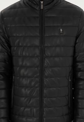 Erkek Siyah Deri Ceket - 50297251007