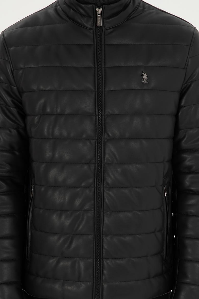 Erkek Siyah Deri Ceket - 50297251007