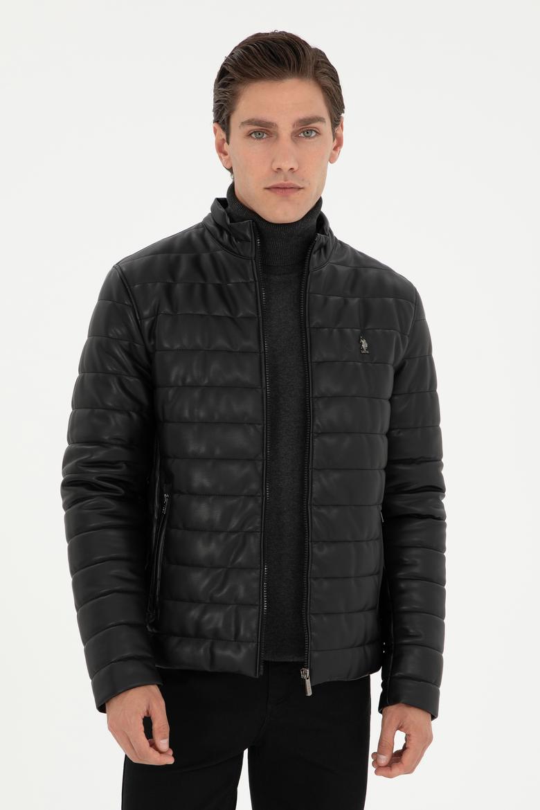 Erkek Siyah Deri Ceket