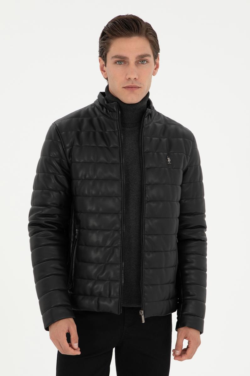 Erkek Siyah Deri Ceket