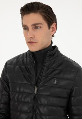 Erkek Siyah Deri Ceket - 50297251007